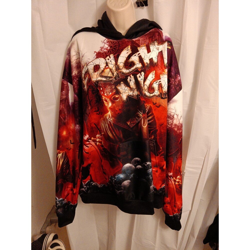 Fright Night all over print horror hoodie XL